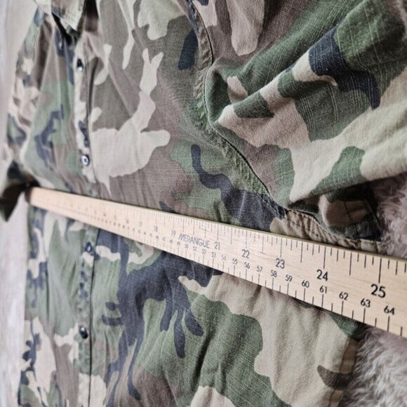 The North Face Camo Button-Down Shirt Sz L Tactical Combat Outdoor Hiking Trail - Picture 4 of 10